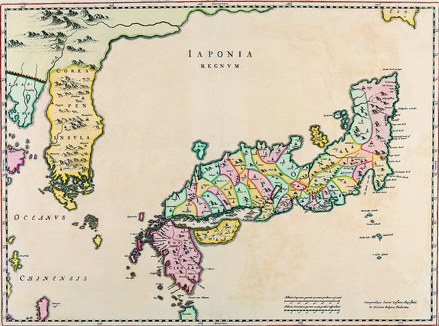 carte du japon